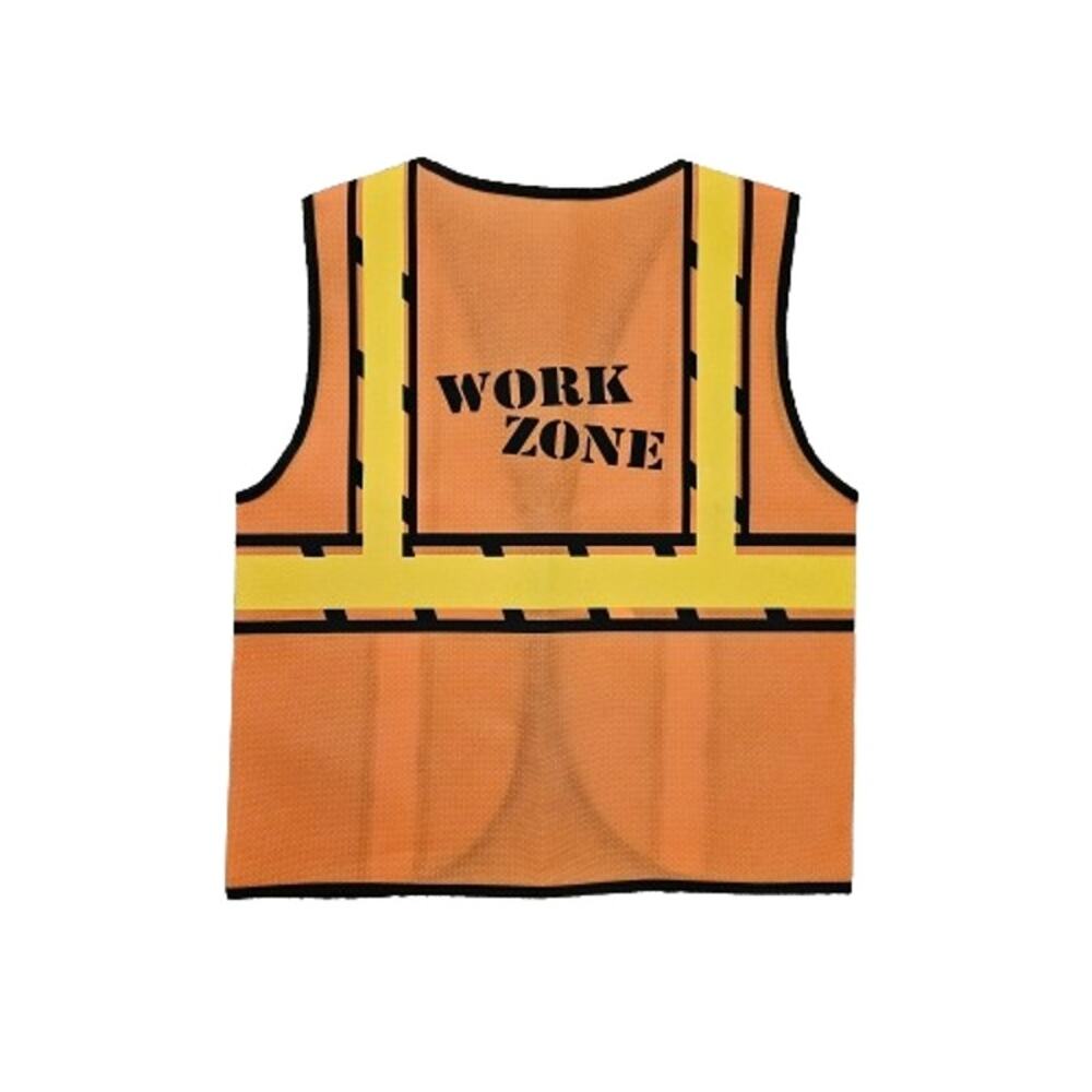 Blue Panda Children's Dress Up Construction Worker Costume Vest One Size - Picture 3 of 7